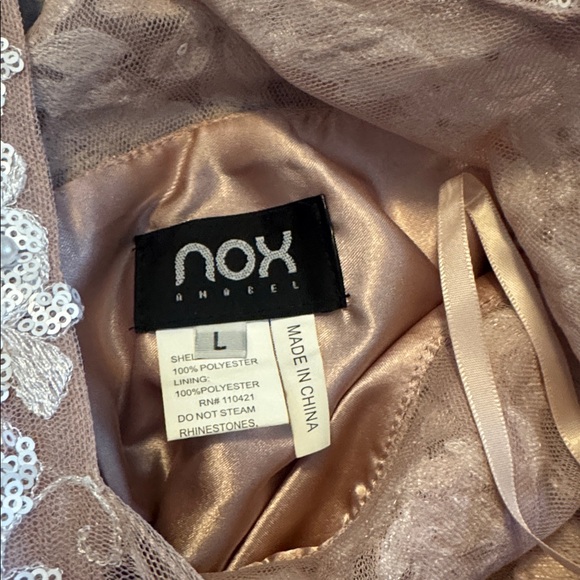 Nox Narianna Formal Dress Tan Size L - Picture 11 of 11
